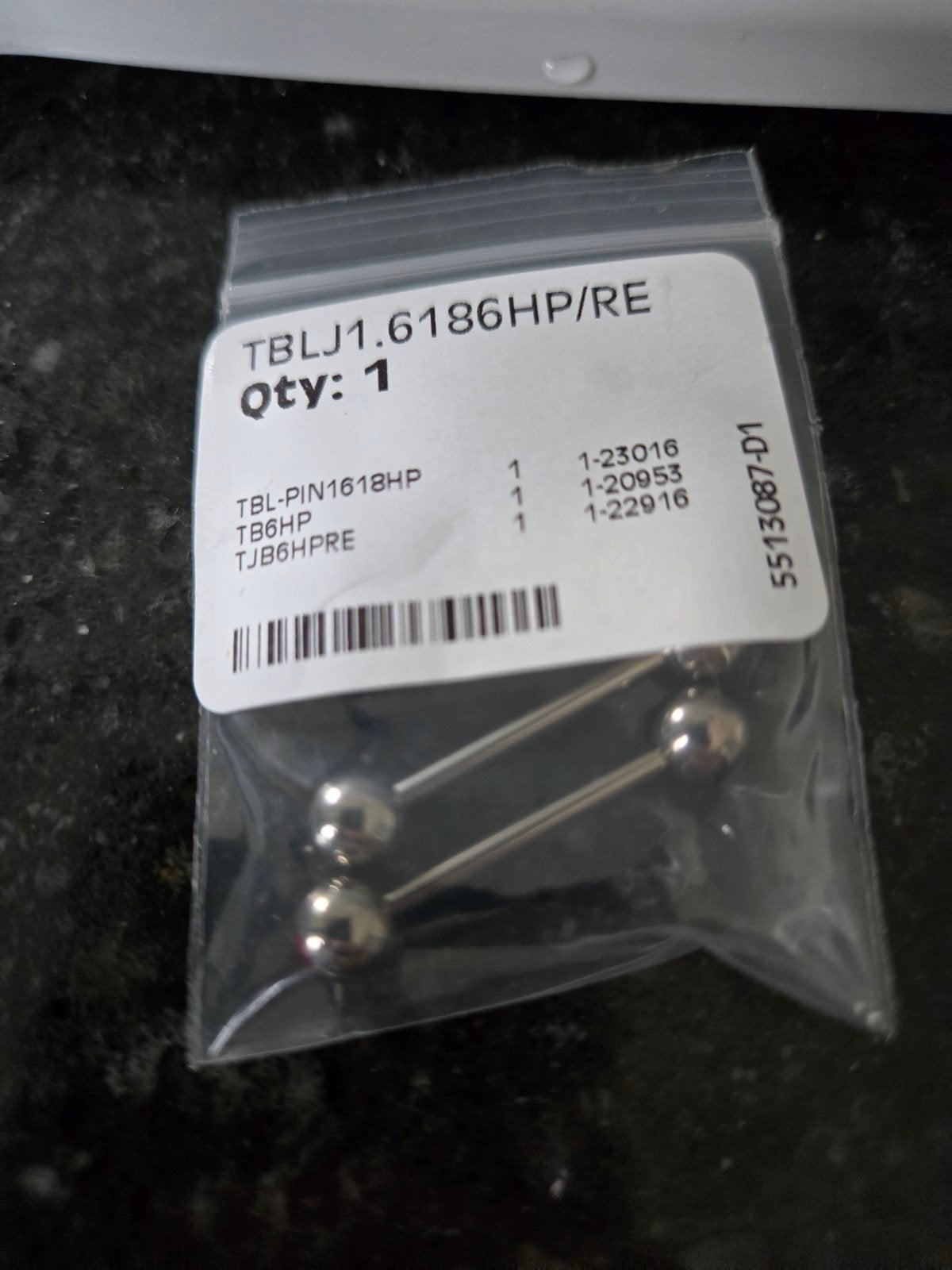 verschillende piercings, Ophalen of Verzenden, Nieuw, Staal, Tongpiercing