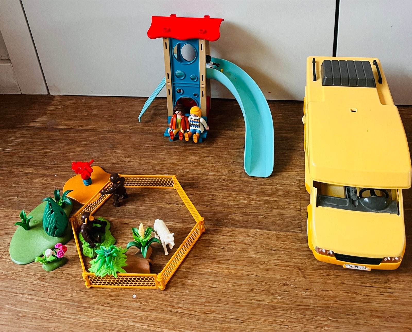 Playmobil Camper, Speeltuin en Dierenverblijf Set, Ophalen of Verzenden, Gebruikt, Jongen of Meisje
