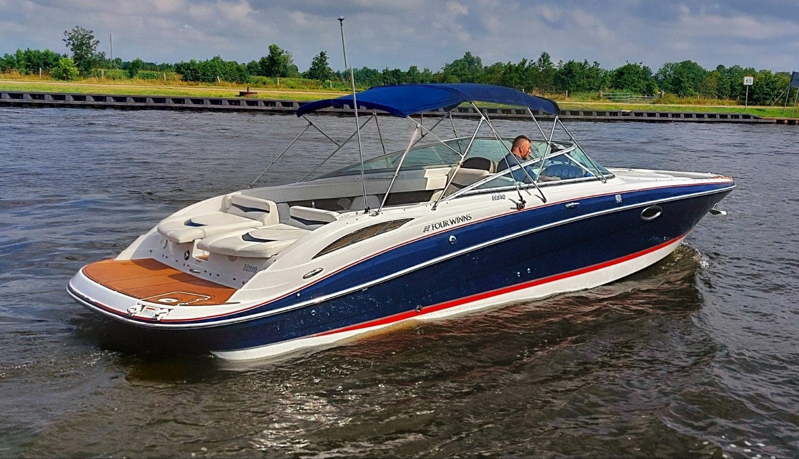 Prachtige Four Winns H310 Bowrider BJ08 2X 6.2 V8, Watersport en Boten, Ophalen, Gebruikt, Binnenboordmotor, 650 pk