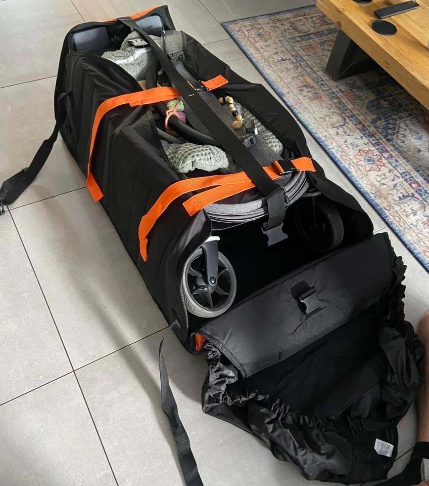 HUUR Stokke PramPack: Kinderwagen Transporttas met Wielen, Kinderen en Baby's, Kinderwagens en Combinaties, Ophalen, Gebruikt