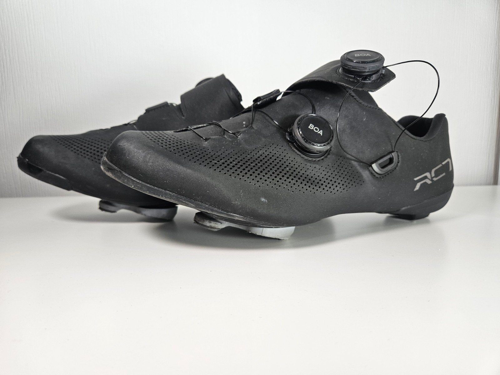 Shimano SH-RC703 racefietsschoenen Maat 44 Wide (2025 model, Ophalen of Verzenden, Gebruikt, Kleding