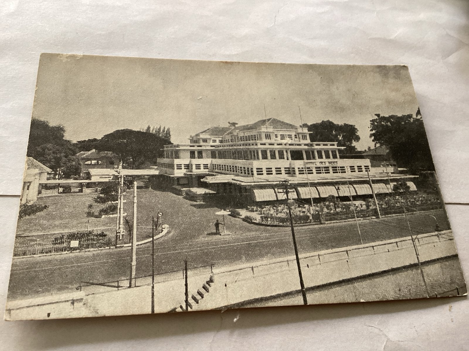 Zeldzame Oude Ansichtkaart Hotel des Indes, Buiten Europa, Ophalen of Verzenden, Voor 1920, Ongelopen, Buiten Europa