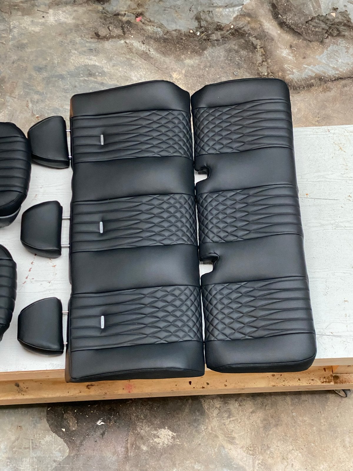 Lederen interieur voor Mercedes Vito w639 dubbel cabine, Ophalen, Scooter seats, Mercedes-Benz, Nieuw