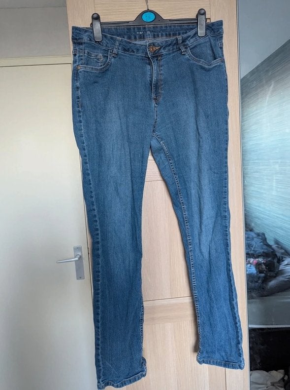 Spijkerbroek, W33 - W36 (confectie 42/44), Verzenden, Blauw, Gedragen