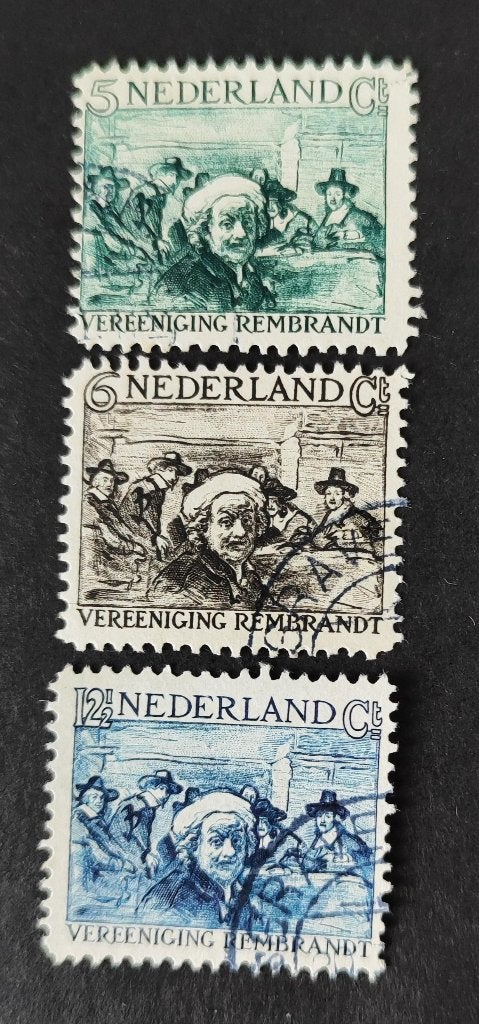 nederland nvph 229 - 231, Postzegels en Munten, Verzenden, T/m 1940, Gestempeld