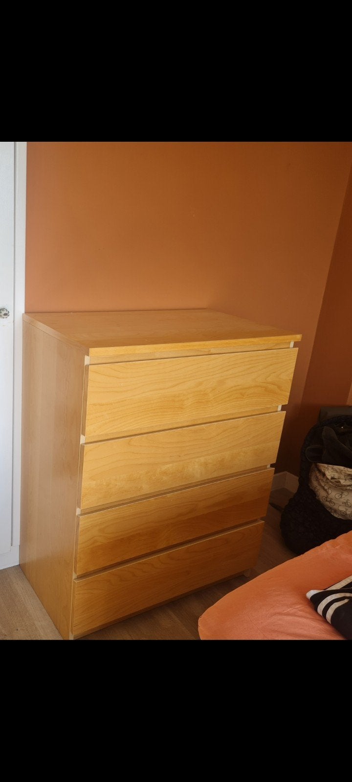 IKEA Malm Kast - 4 laden - 100x80x48 cm, Huis en Inrichting, Kasten | Ladekasten, Ophalen, Gebruikt, 100 tot 150 cm, 50 tot 100 cm