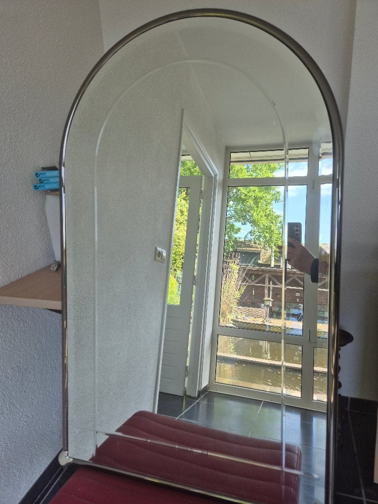 Deknudt jaren 70/80 spiegel 60x100 cm, Ophalen, Overige vormen, 50 tot 100 cm, 100 tot 150 cm