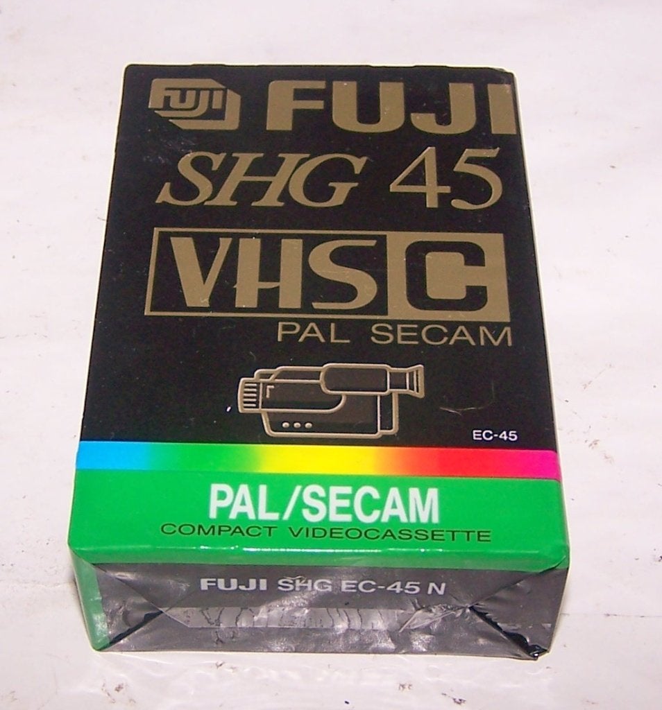 Fuji SHG45 VHS-C videoband. Nieuw/geseald., Ophalen of Verzenden, VHS-C of SVHS-C, (Video)band