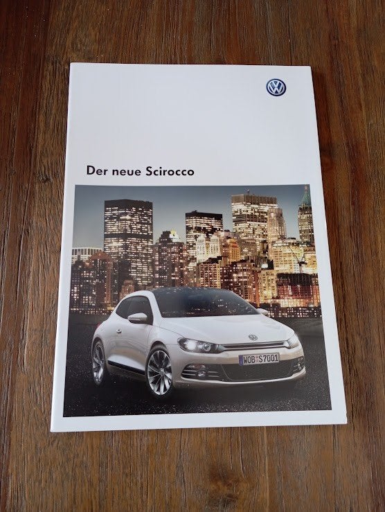 VW Der Neue Scirocco 6 / 2008 24 pag., Verzenden, Zo goed als nieuw, Volkswagen