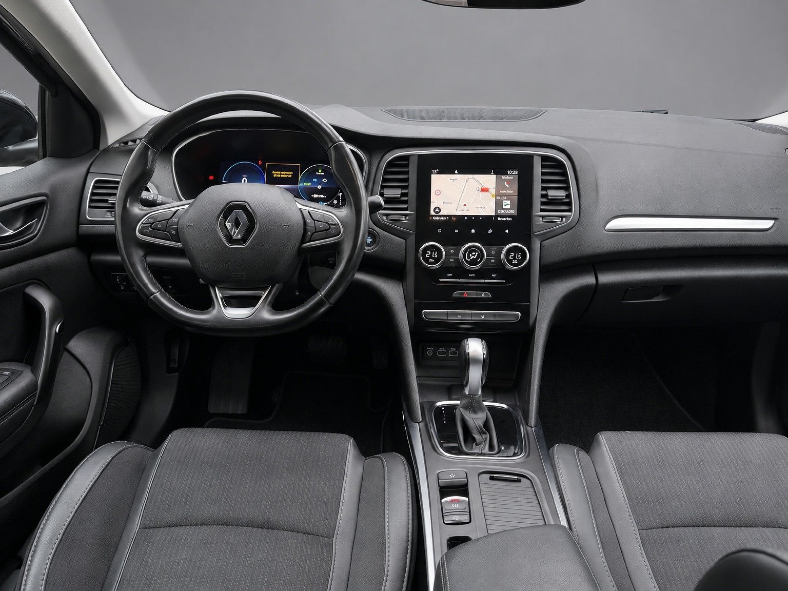 Renault Mégane Estate 1.6 E-Tech Plug-In Hybrid 160 Intens,, Auto's, Dealer onderhouden, 77 km/l, 4 cilinders, Zwart
