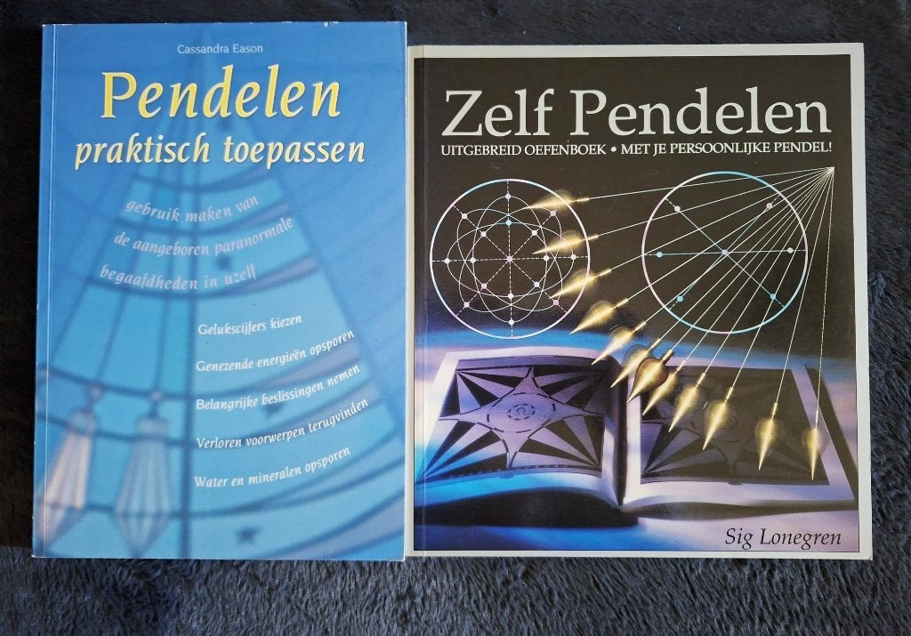 2x pendelen vorig leven, Ophalen of Verzenden, Zo goed als nieuw, Ziel of Sterfelijkheid, Instructieboek