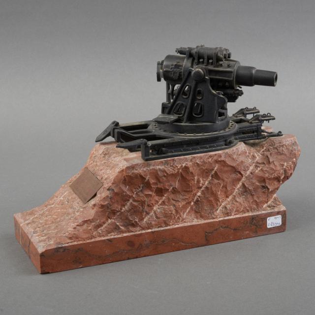 Antieke skoda morser kanon beeld, Verzamelen, Ophalen of Verzenden, Landmacht, Nederland