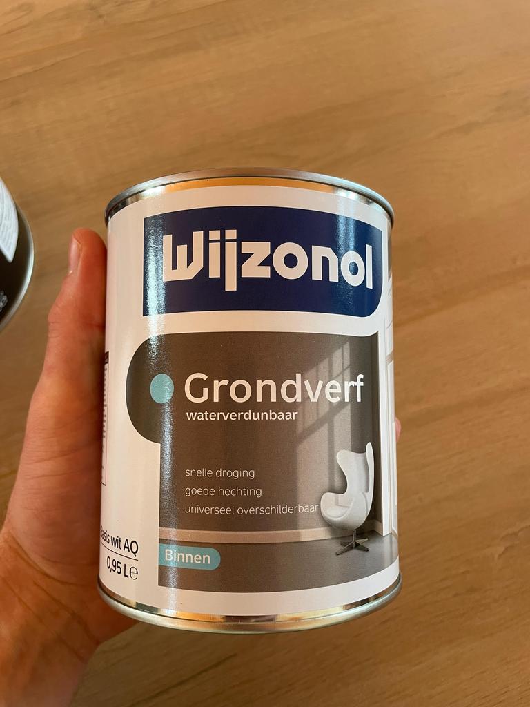 Wijzonol grondverf NIEUW!! (Ral 9010), Wit, Nieuw, Ophalen of Verzenden, Lak