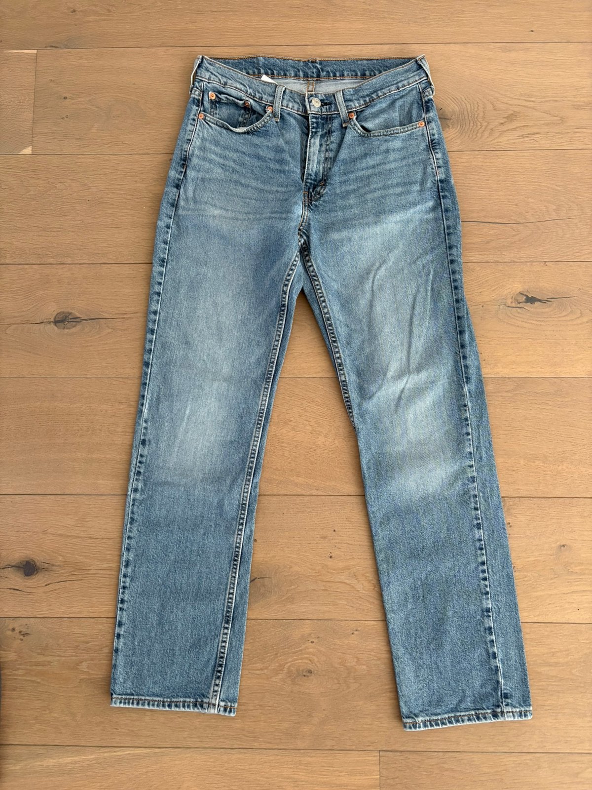 Levi spijkerbroek 514, Ophalen of Verzenden, Zo goed als nieuw, Blauw, W32 (confectie 46) of kleiner