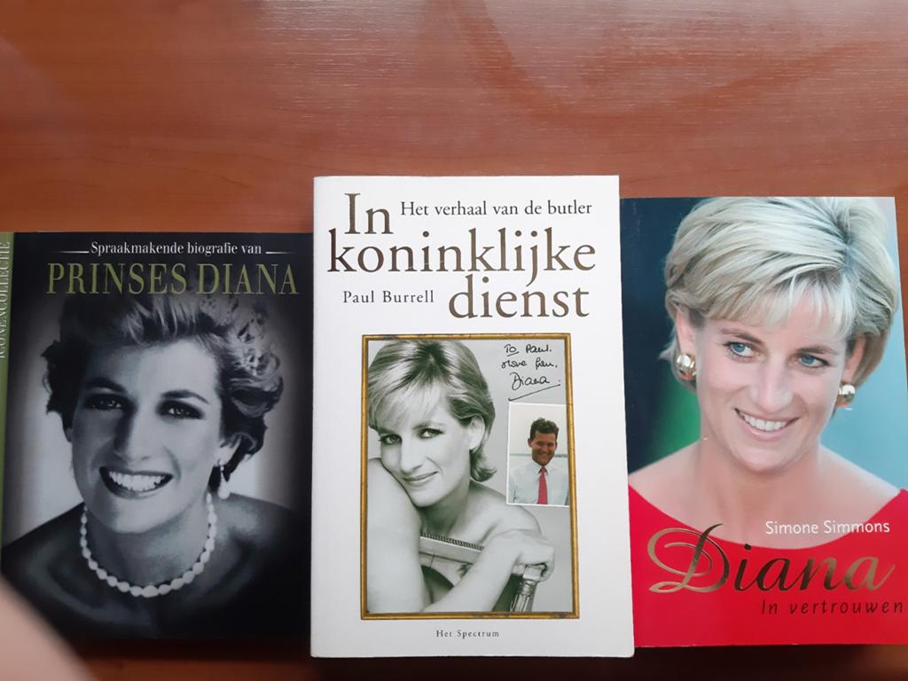 3 boeken over Prinses Diana, Ophalen of Verzenden, Gelezen
