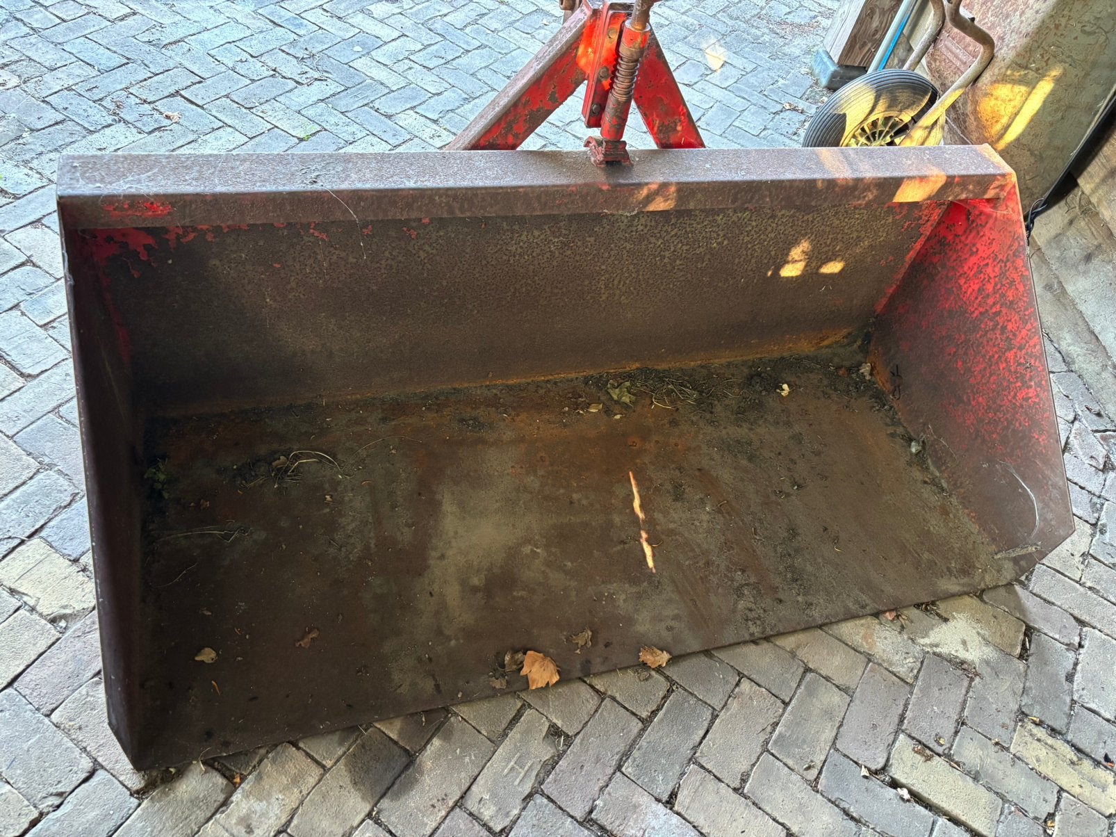 Originele WIFO Hefmast + Grondbak transportbak kantelbaar, Zakelijke goederen, Ophalen, Overige, Transport