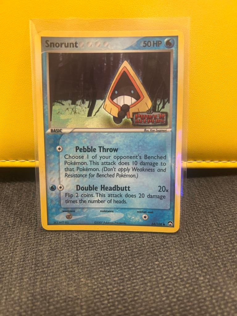 Snorunt 64 Holo Pokémon Kaart, Ophalen of Verzenden, Zo goed als nieuw, Losse kaart, Foil