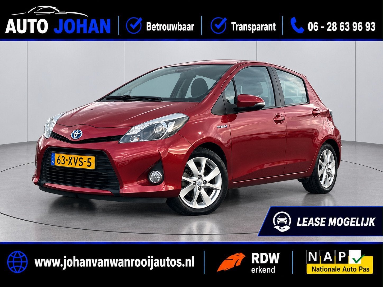Toyota Yaris 1.5 Full Hybrid Dynamic/NAVI/CAMERA, 1497 cc, Gebruikt, 49 €/maand, Origineel Nederlands