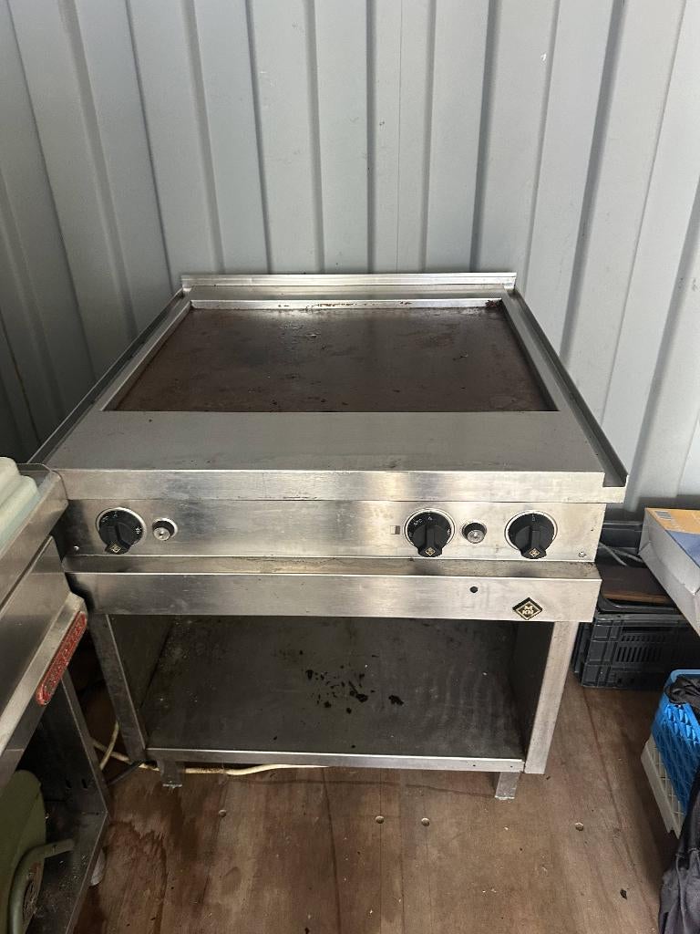 Bakplaat professioneel, Witgoed en Apparatuur, Grillplaten, Ophalen, Gebruikt, Tafelgrill