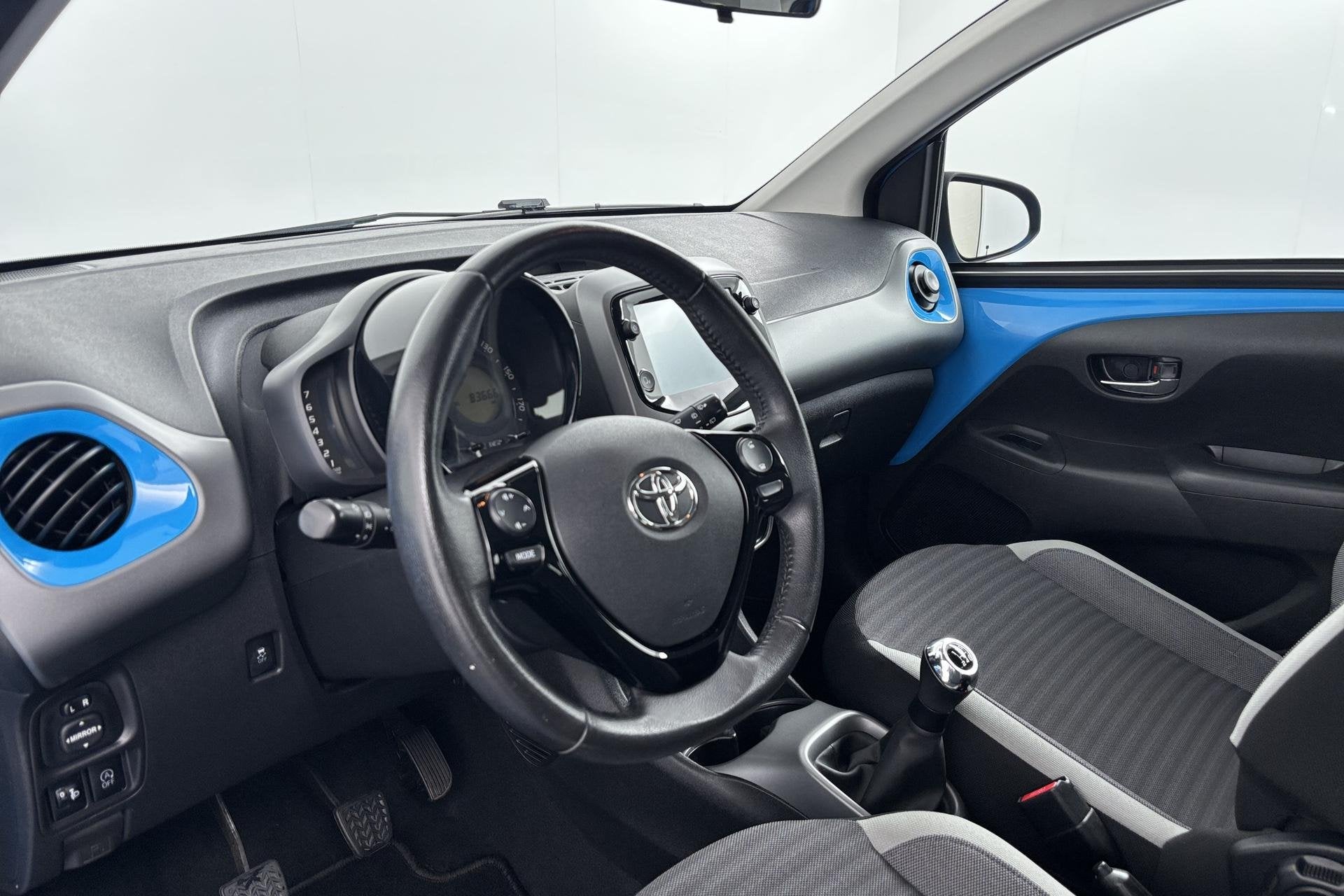 Toyota Aygo 1.0 VVT-i x-play limited Wendbaar stadsflitsertj, Voorwielaandrijving, Stof, Gebruikt, Euro 6