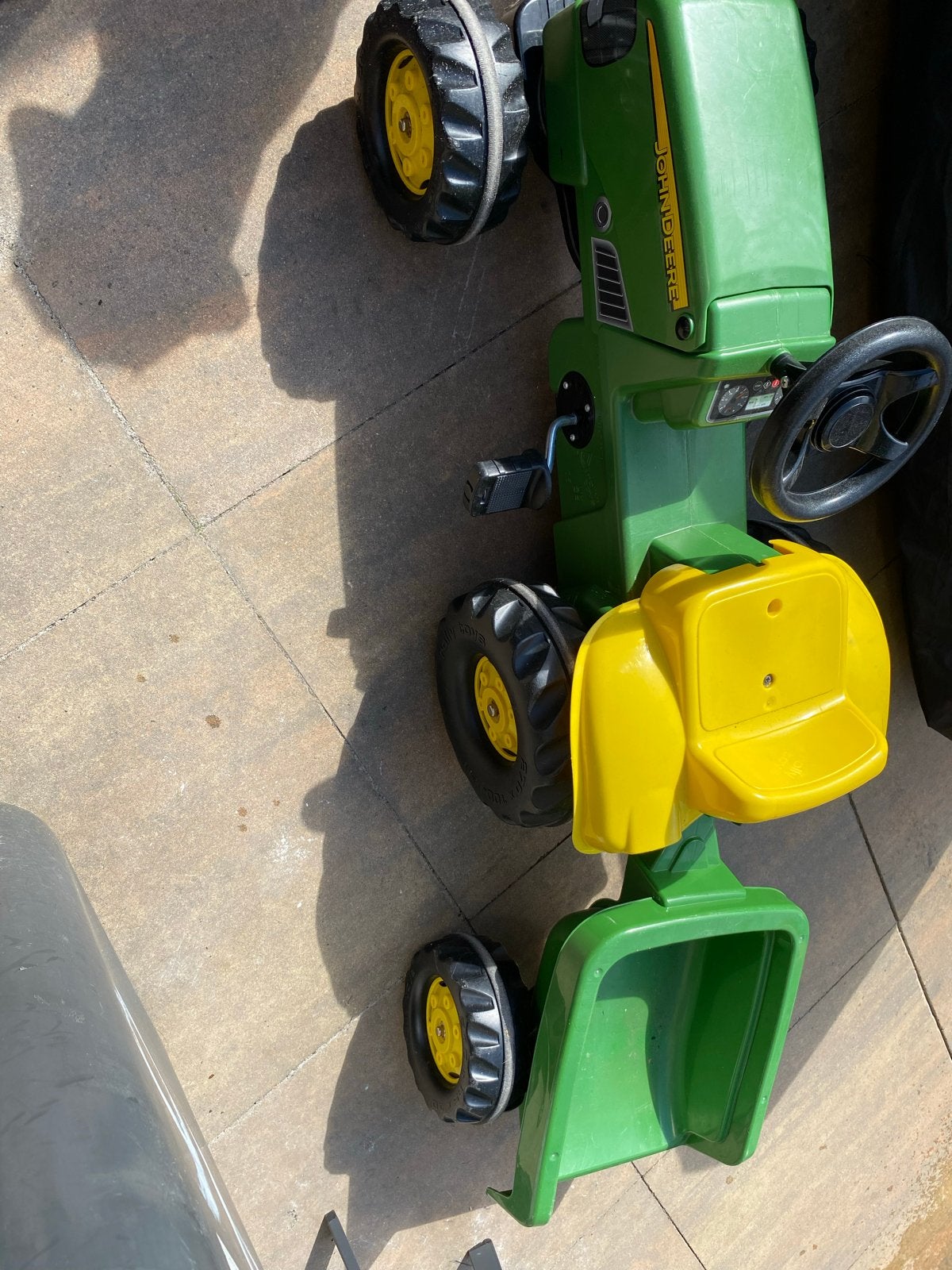 John Deere Trap Trekker met Aanhanger - Gebruikt, Ophalen, Gebruikt