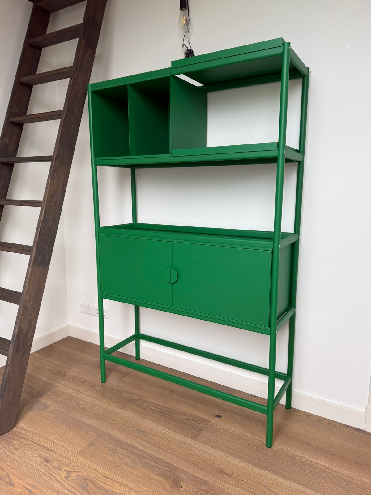 Groene design kast Pols potten, Ophalen, 50 tot 100 cm, Zo goed als nieuw, Metaal