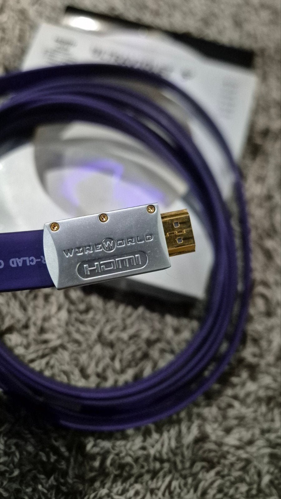 Wireworld Ultraviolet 5.2 HDMI-kabel - 5 meter, Audio, Tv en Foto, Ophalen of Verzenden, Zo goed als nieuw, 5 tot 10 meter, HDMI-kabel