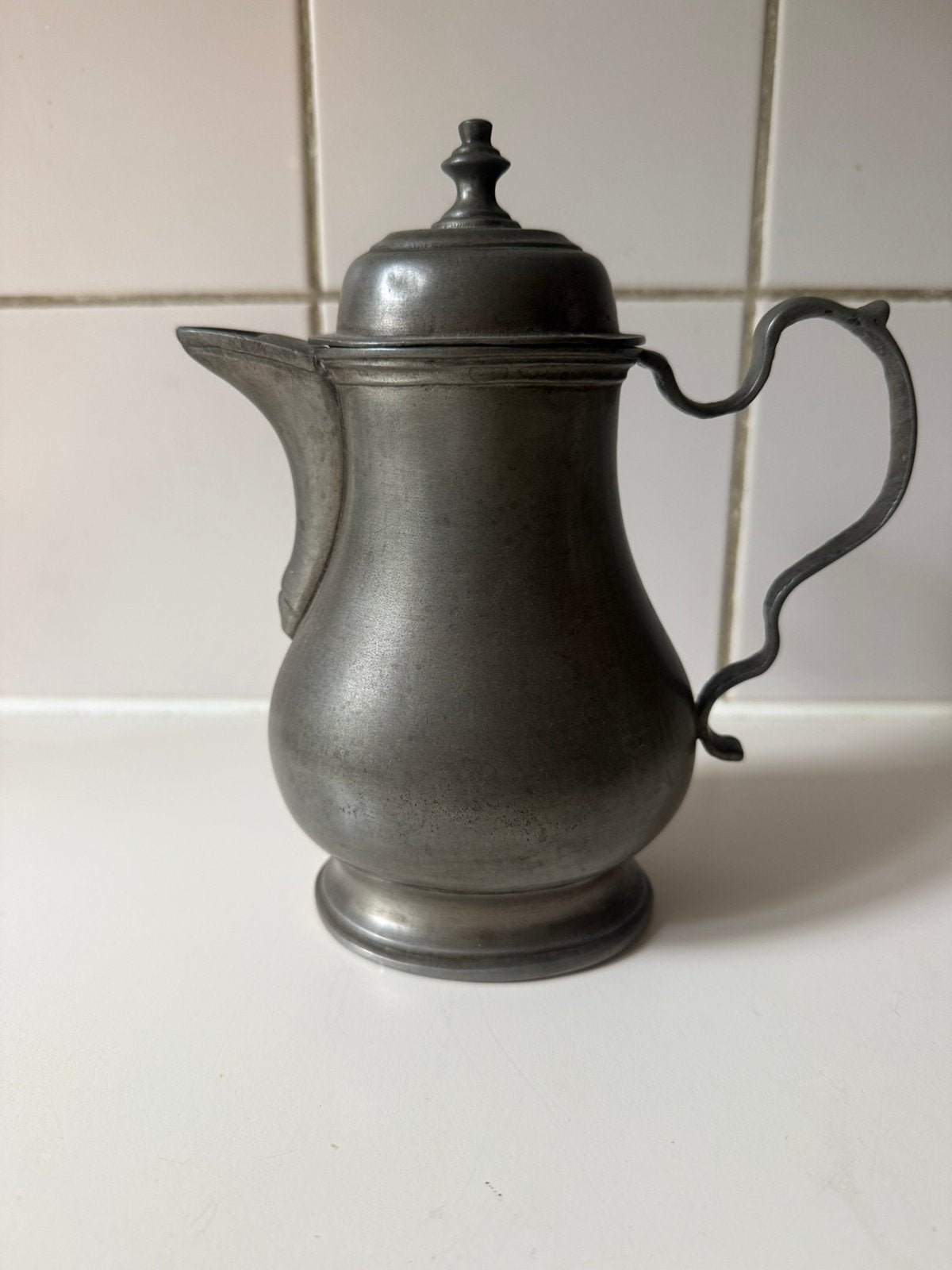 Tinnen chocoladekan, Ophalen of Verzenden