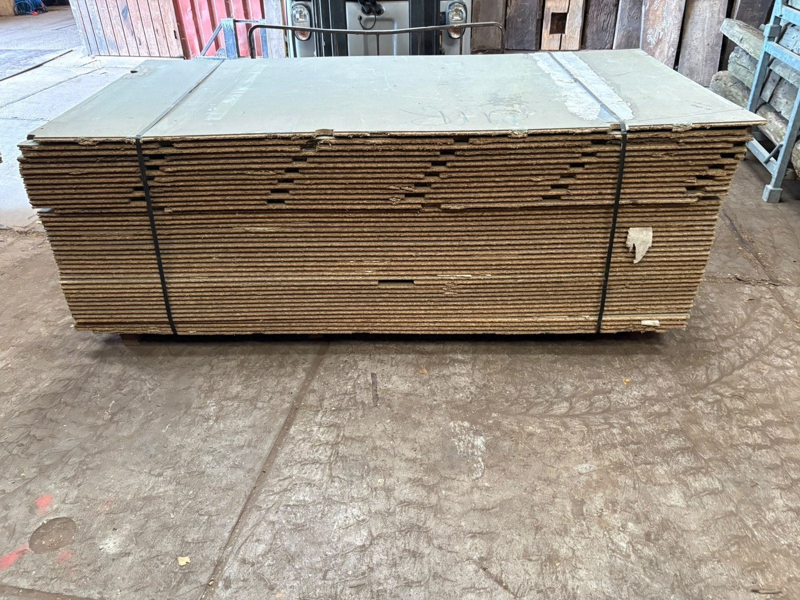 Gebruikte spaanplaten | 122 x 244 cm | 18 mm | watervast, Overige materialen, Gebruikt, Minder dan 20 mm, Info@woodfarm.nl