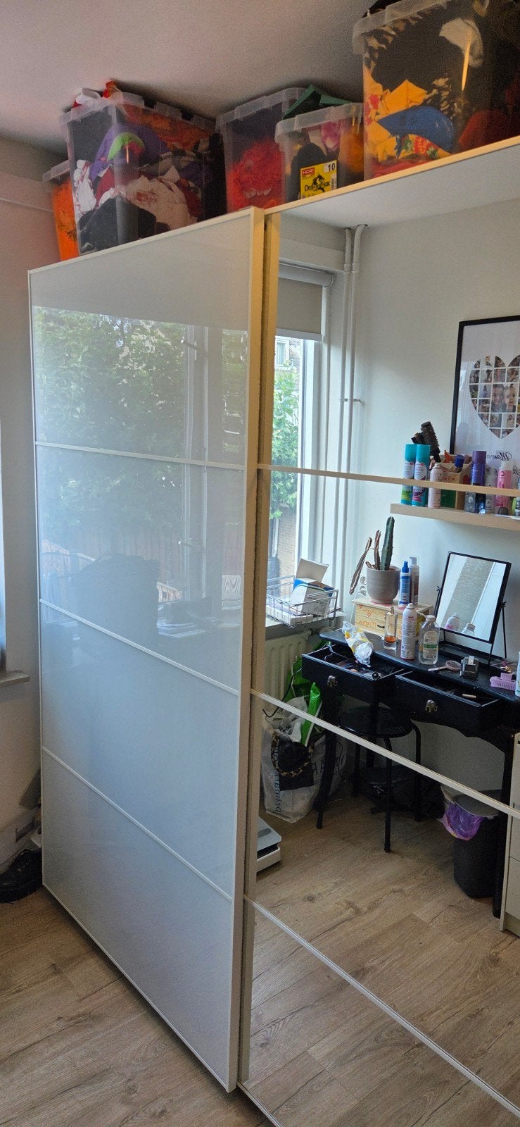 IKEA Pax Schuifdeuren 200x201 cm, Ophalen, Gebruikt, 200 cm of meer, 200 cm of meer