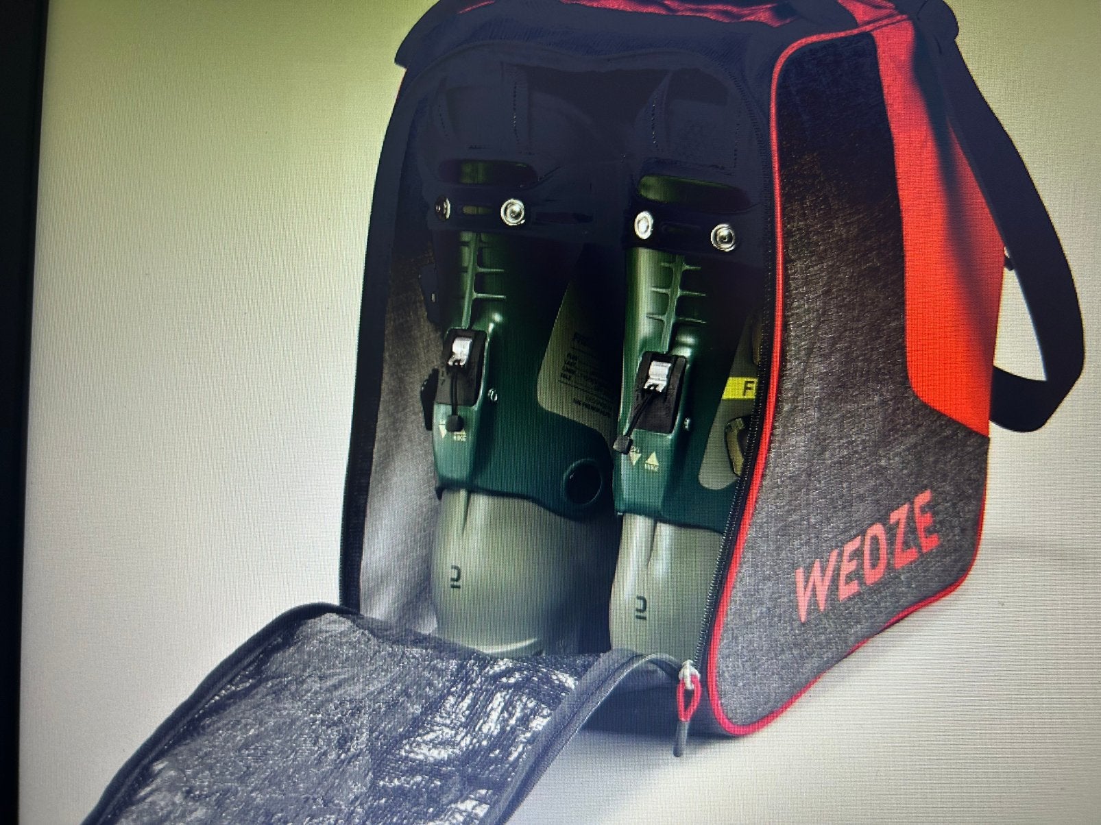 Wedze Tas voor skischoenen en helm, 160 tot 180 cm, Overige typen, Zo goed als nieuw, Skiën