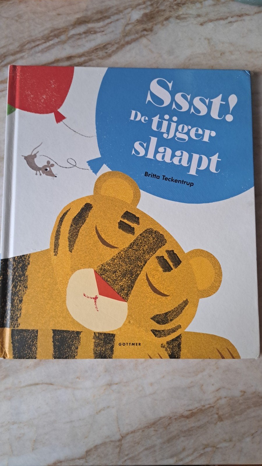 Sssst! De tijger slaapt- Superleuk kinderboek in goede staat, Ophalen of Verzenden, Gelezen, Britta Teckentrup