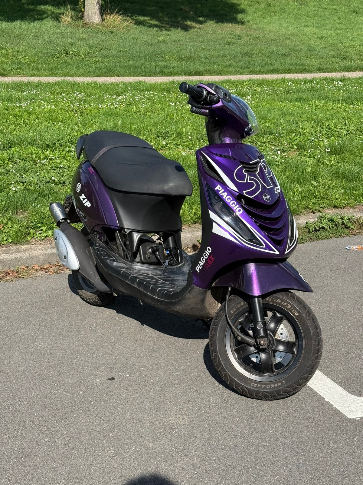 Piaggio Zip 2takt 70cc, Fietsen en Brommers, Ophalen, Zo goed als nieuw, Tweetakt, Zip