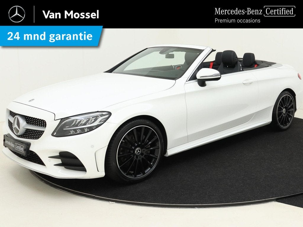 Mercedes-Benz C-klasse Cabrio 180 / AMG Line/ 19 inch/ Wides