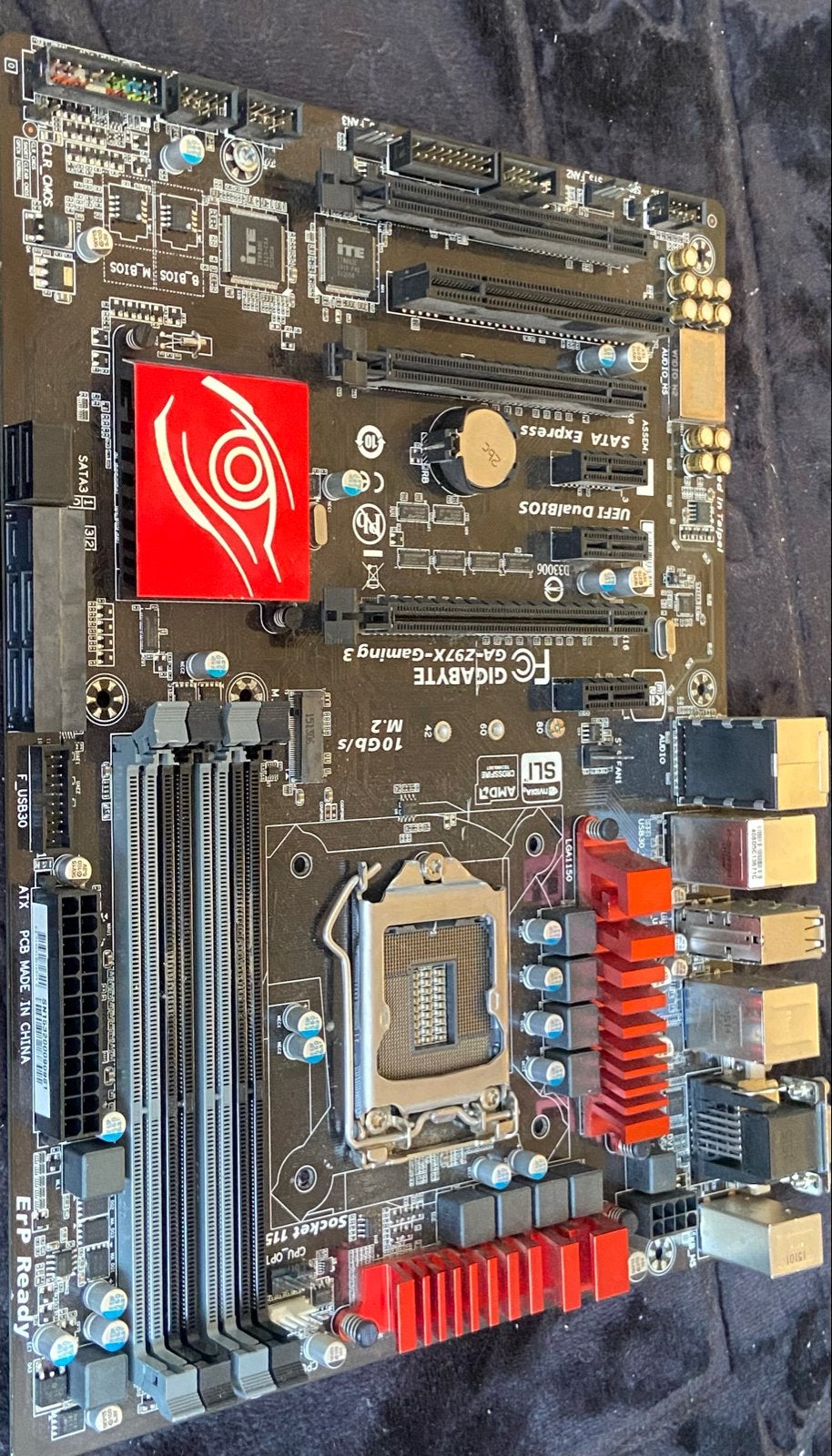 Gigabyte GA-Z97X-Gaming 3 Moederbord LGA1150, Computers en Software, Moederborden, Ophalen of Verzenden, Gebruikt, Intel, DDR3