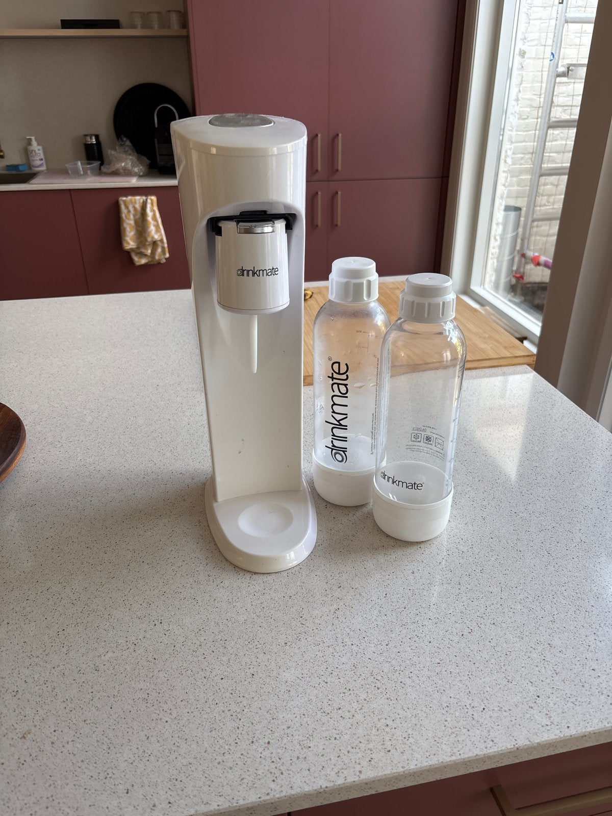 Drinkmate bruiswatermaker met halfvolle cilinder, Ophalen, Gebruikt