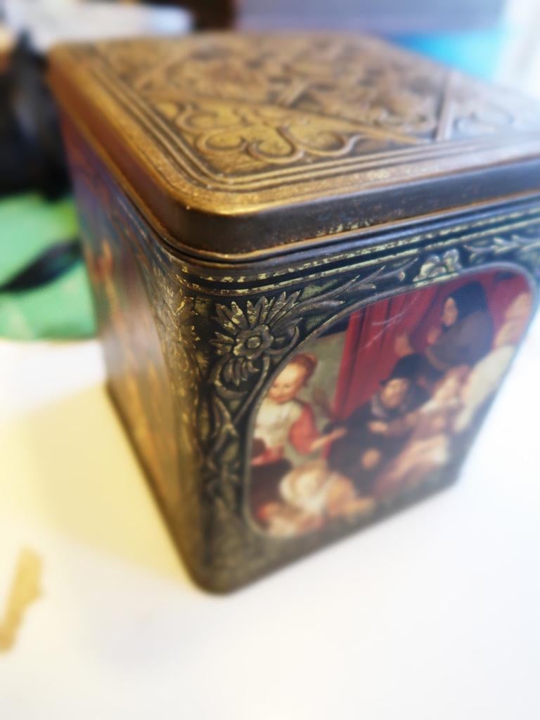 blik-Demaret,chocolatier-confibeur/St.Nicolas/Jan Steen,, Ophalen of Verzenden, Gebruikt, Overige