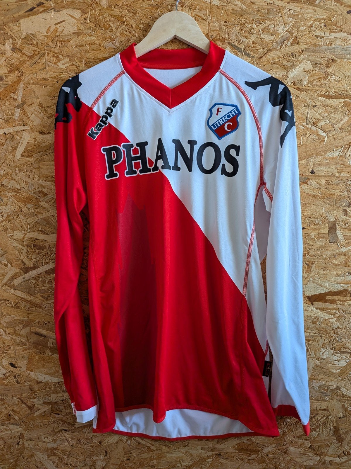 FC Utrecht 2010/2011 Kappa longsleeve thuisshirt, Ophalen of Verzenden, Zo goed als nieuw, Shirt