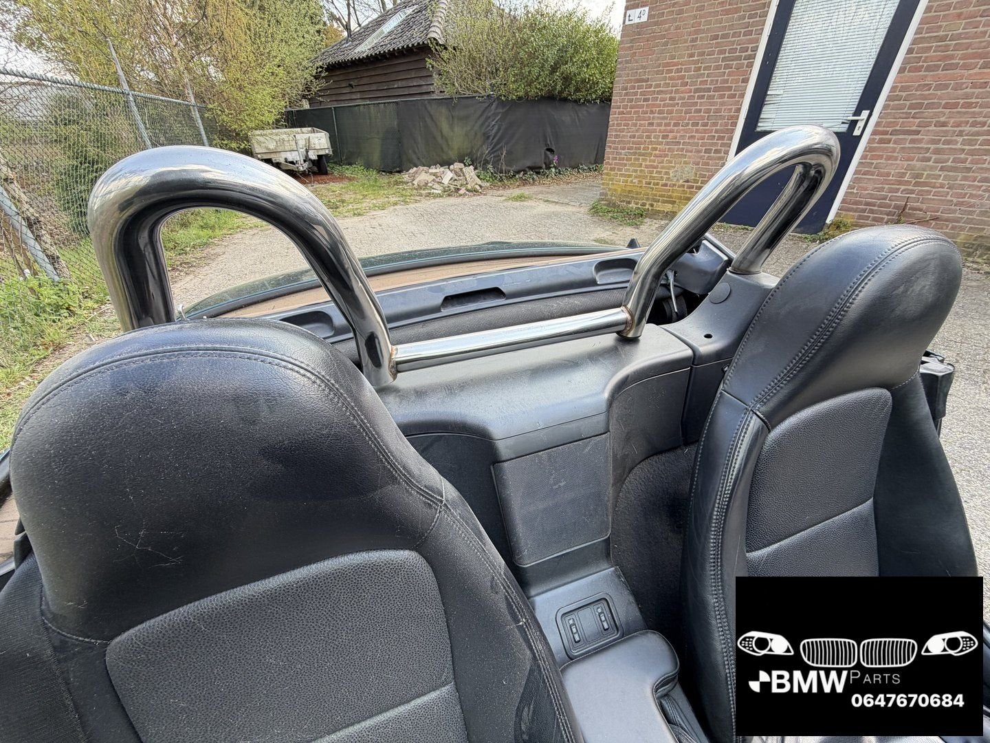 Rolbeugel set chroom Bmw Z3, Auto diversen, Ophalen of Verzenden, -, -, -