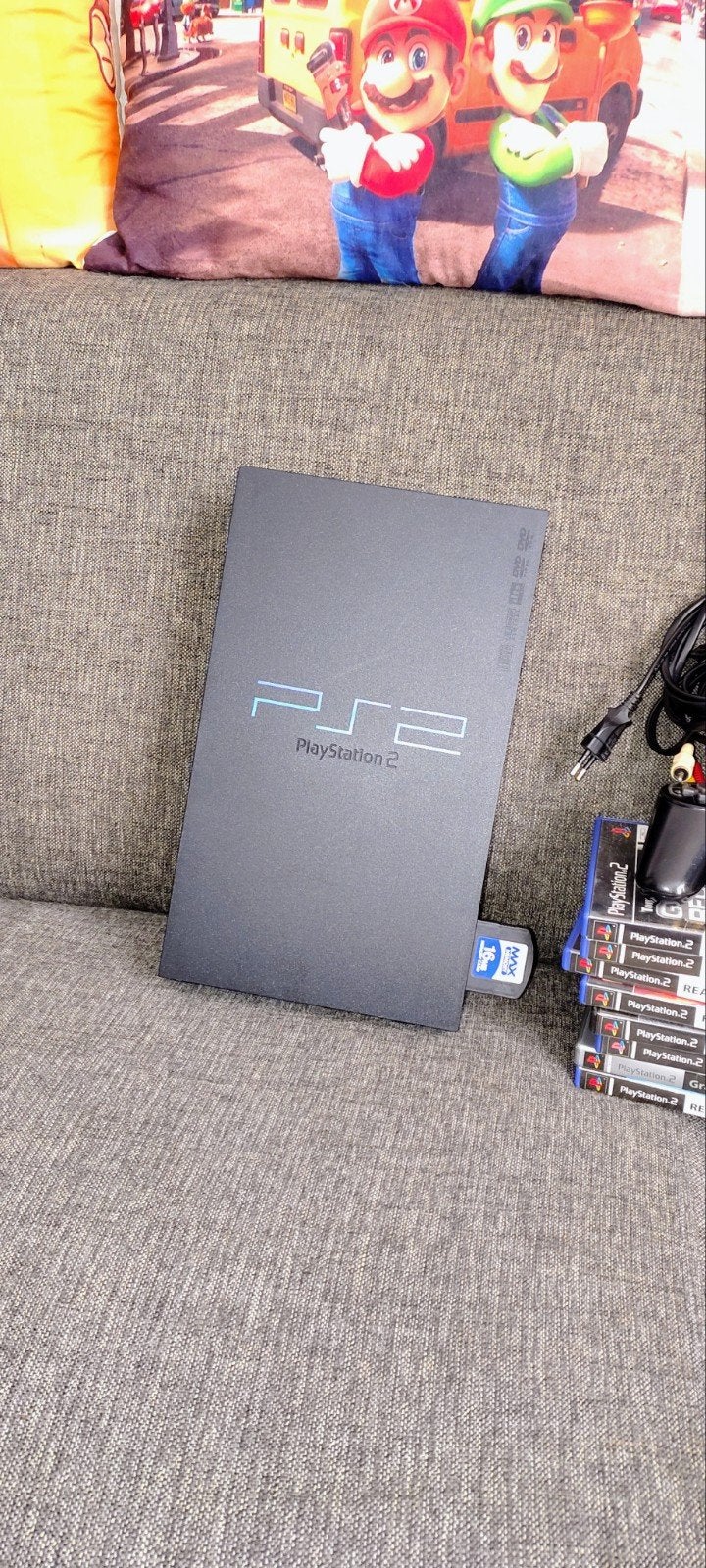 PlayStation 2 (PS2) Console met games, Ophalen, Gebruikt, Overige genres, 1 speler