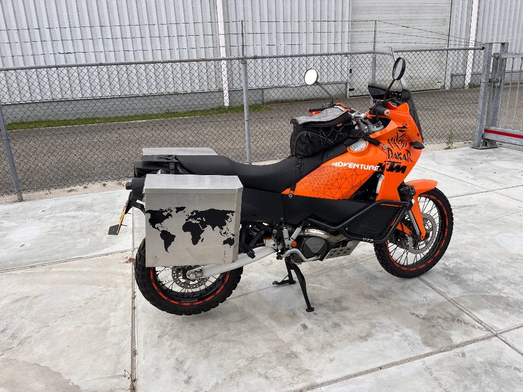 KTM 990 Adventure ABS van 2009 Dakar Edition met zijkoffers, 2 cilinders, Particulier, Meer dan 35 kW, Handgeschakeld