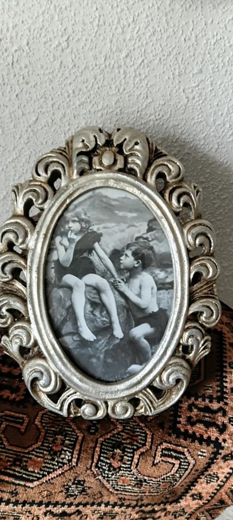 Fotolijst Barok zilver/brons kleur, Ophalen of Verzenden, Zo goed als nieuw