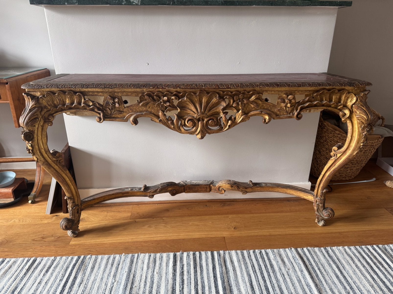 Rococo consoletafel, antiek, Antiek en Kunst, Ophalen
