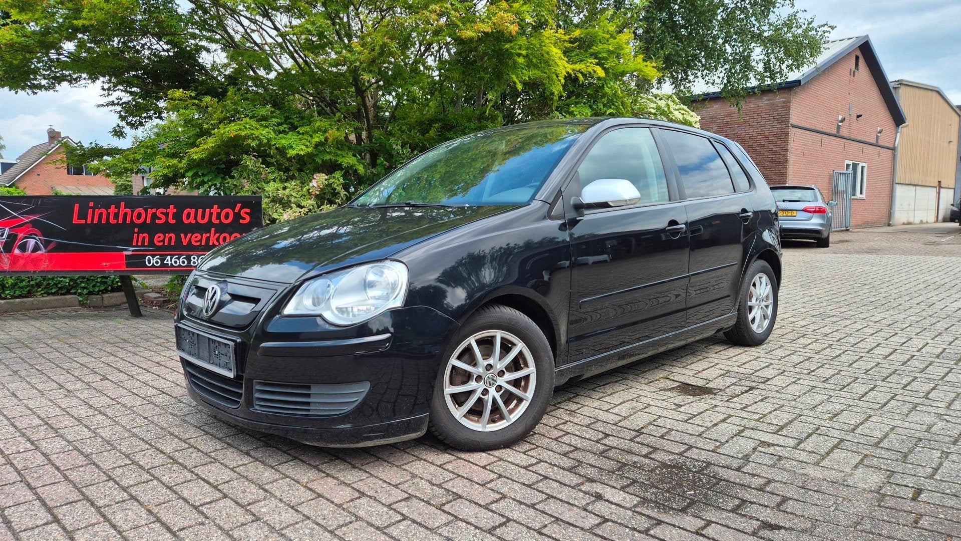 Volkswagen Polo 1.4 TDI Comfortline-SLOOP-PARTS-2008, Voorwielaandrijving, Stof, Gebruikt, Zwart