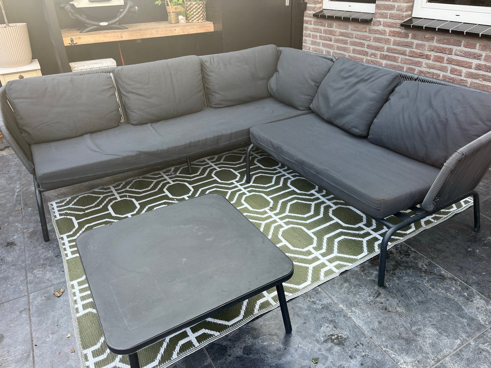 Loungeset - Veel gebruikt, Tuin en Terras, Ophalen, Overige materialen, Gebruikt, Loungeset