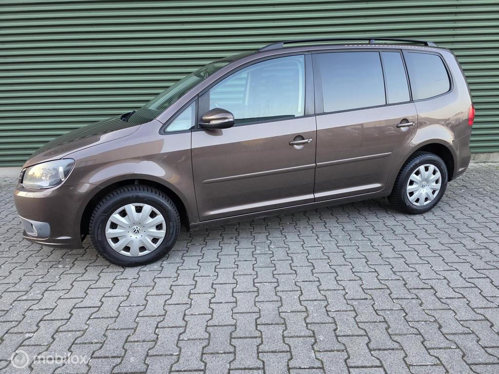 Volkswagen Touran 1.2 TSI Highline BlueMotion|Bruin|Airco|, Voorwielaandrijving, Euro 5, Stof, Gebruikt