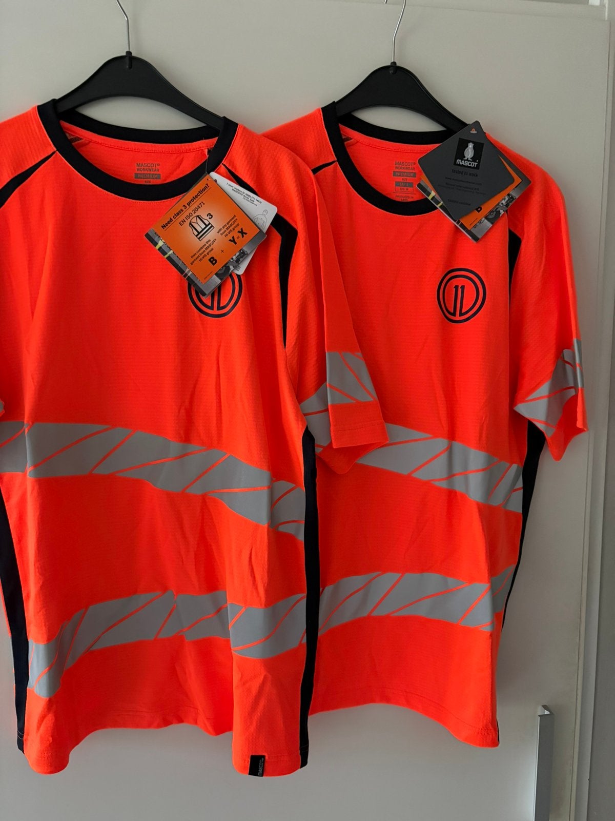 Mascot veiligheids t-hirts 2 stuks, maat L, Tuin en Terras, Ophalen of Verzenden, Nieuw, Heren, Broek