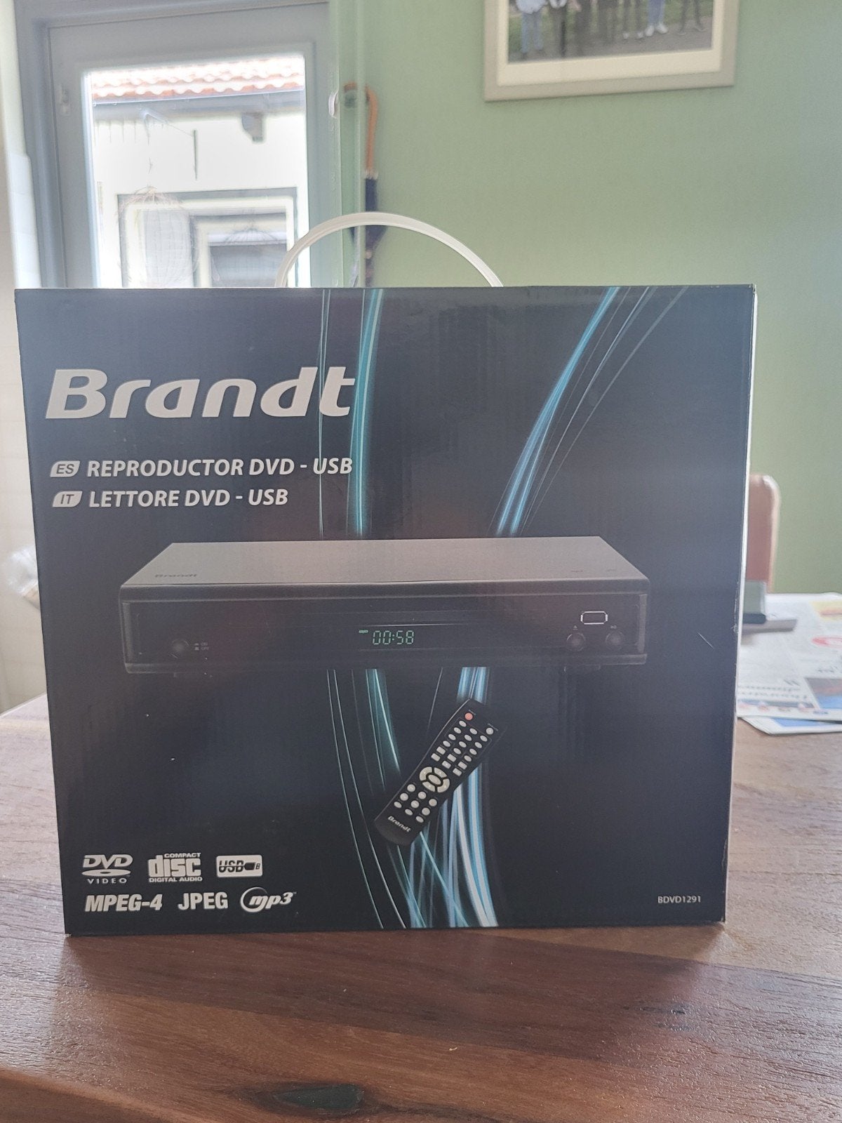 Brandt DVD Speler - USB (BDVD1291), Ophalen of Verzenden, Nieuw, Dvd-speler, Overige merken