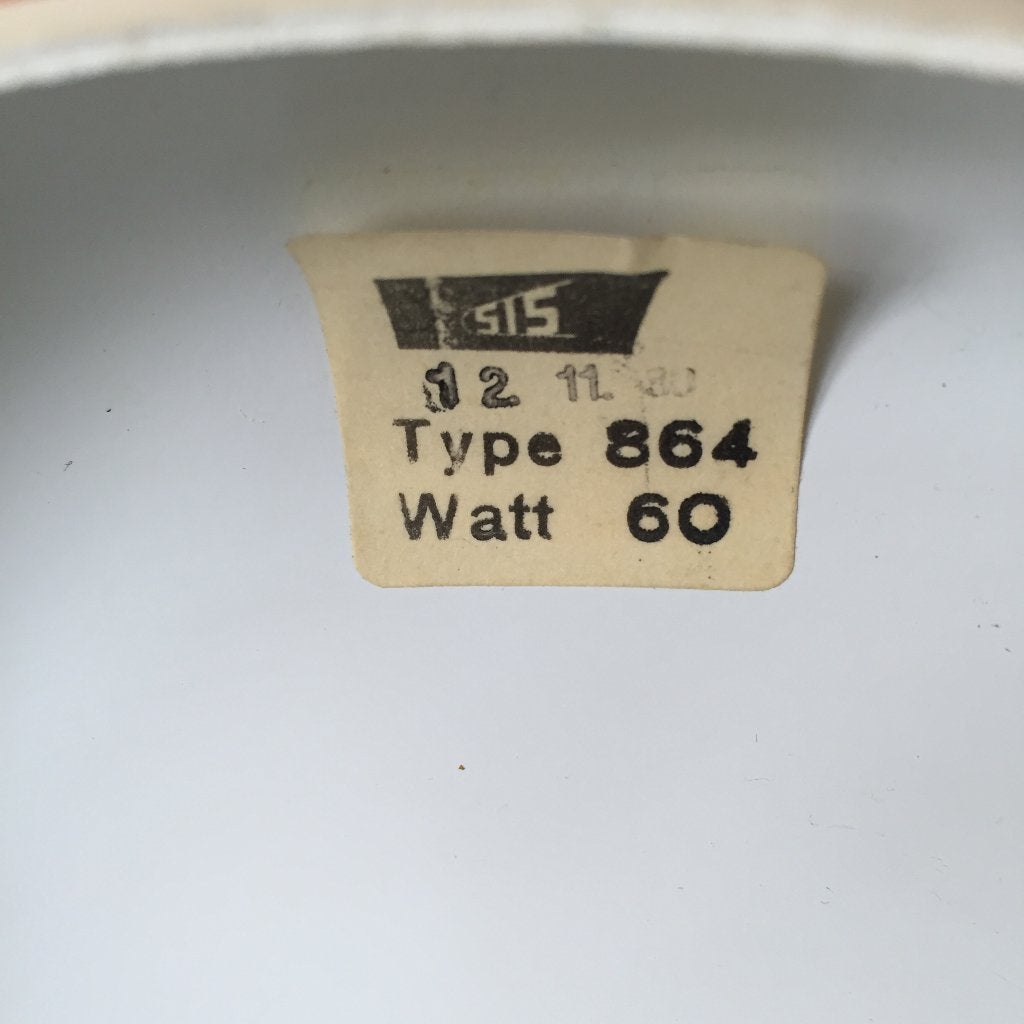 Vintage jaren 60 70 flexibele bureaulamp SIS, Kunststof, Ophalen of Verzenden, Zo goed als nieuw, Desk lamp