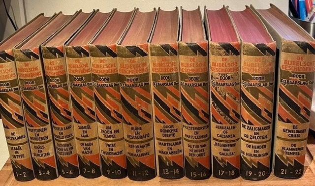D.J. Baarslag. De Bijbelsche Geschiedenis in 11 banden. 1934, Gelezen, Christendom | Katholiek, D.J. Baarslag, Ophalen of Verzenden